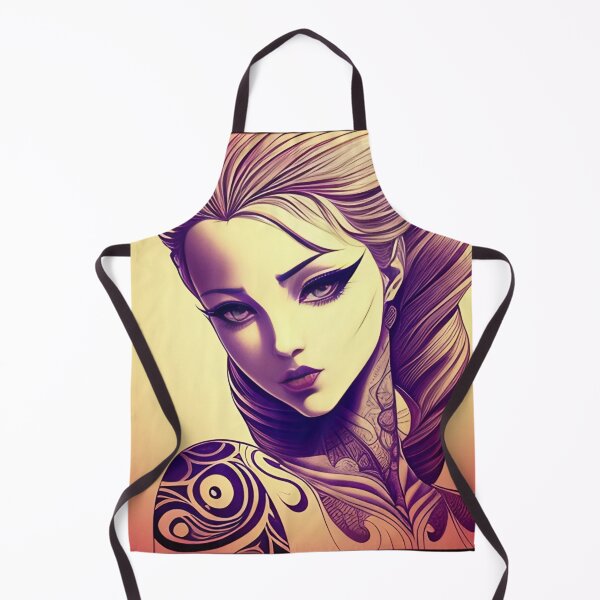 Item preview, Purple Ink Irezumi Woman ( Anime / Ukiyo-e / Traditional Japanese Art Influence ) designed and sold by Ellen Davis.