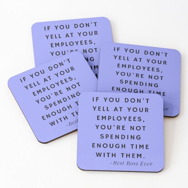 Item preview, Best Boss Ever Quotes about Yelling (Blue) designed and sold by nipanee.