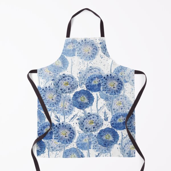 Item preview, indigo dandelion pattern  designed and sold by ColorandColor.