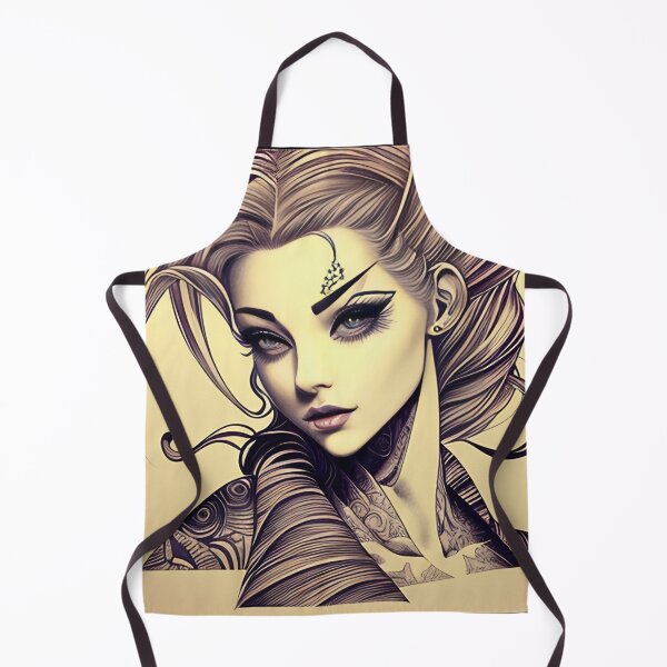Item preview, Ink Irezumi Woman ( Anime / Ukiyo-e / Traditional Japanese Art Influence ) designed and sold by Ellen Davis.
