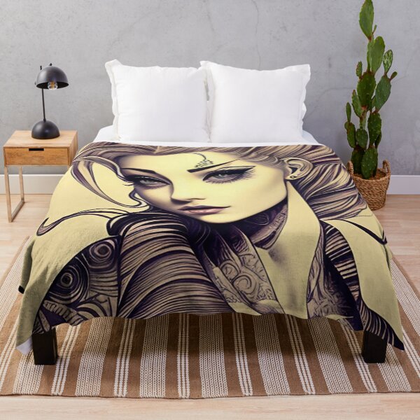 Item preview, Ink Irezumi Woman ( Anime / Ukiyo-e / Traditional Japanese Art Influence ) designed and sold by Ellen Davis.