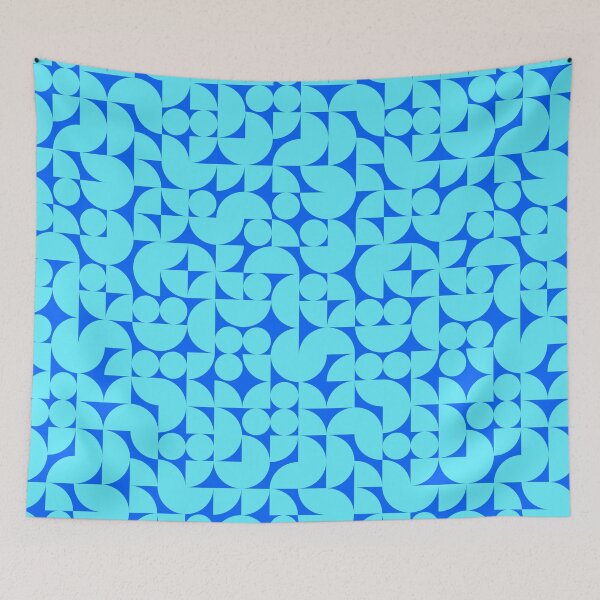 Item preview, Kids Bluish Geometric Pattern - Shapes #5 designed and sold by Trendy-Now.