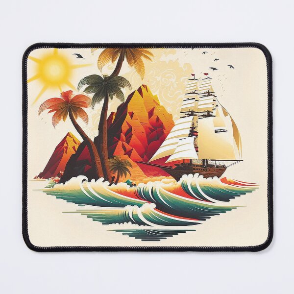 Item preview, Landscape ocean palm tree_gor#6 designed and sold by FunArt4You.