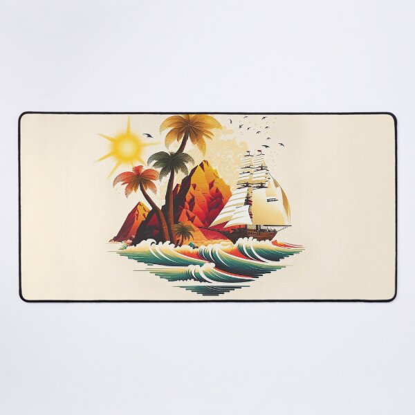 Item preview, Landscape ocean palm tree_gor#6 designed and sold by FunArt4You.
