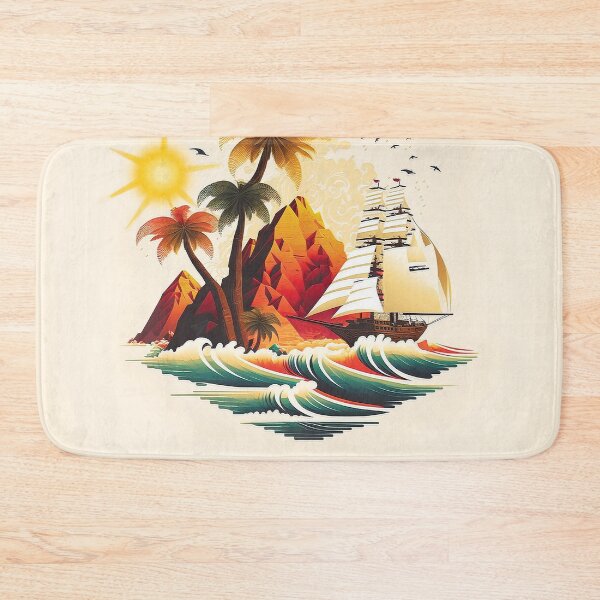 Item preview, Landscape ocean palm tree_gor#6 designed and sold by FunArt4You.