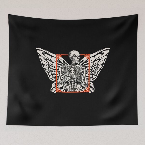 Item preview, Skeleton Butterfly Fairycore Aesthetics Gothic Fairy Grunge Art designed and sold by alenaz.