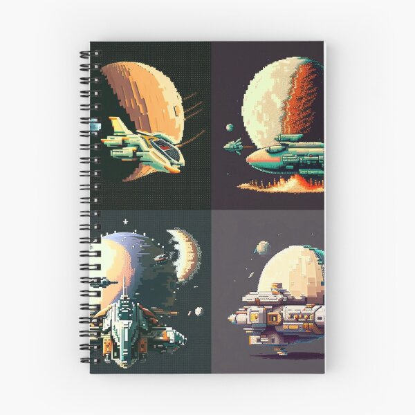 Item preview, Spaceship, pixel art designed and sold by jsebouvi.