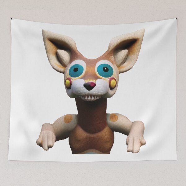 Item preview, Coyote alebrije, AI art designed and sold by Dendros-Studio.
