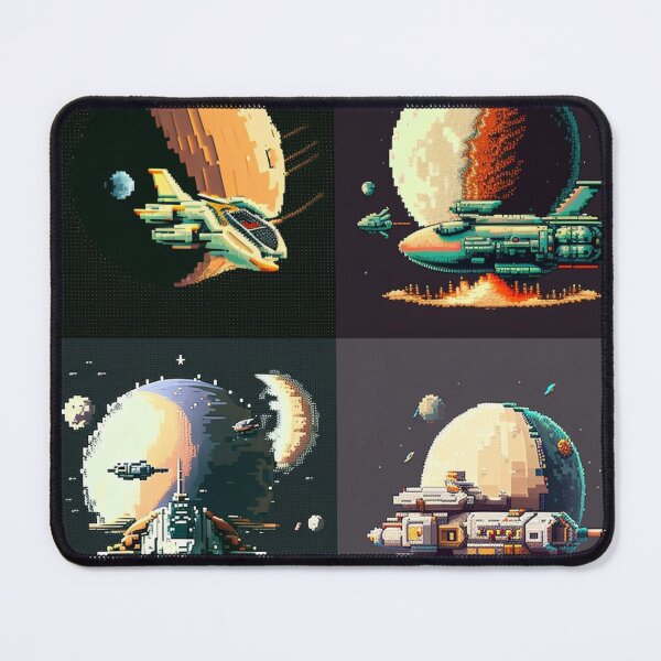 Item preview, Spaceship, pixel art designed and sold by jsebouvi.