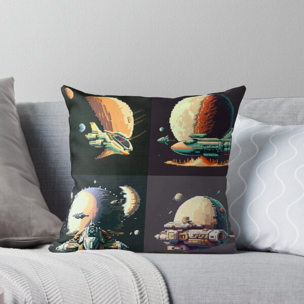 Item preview, Spaceship, pixel art designed and sold by jsebouvi.