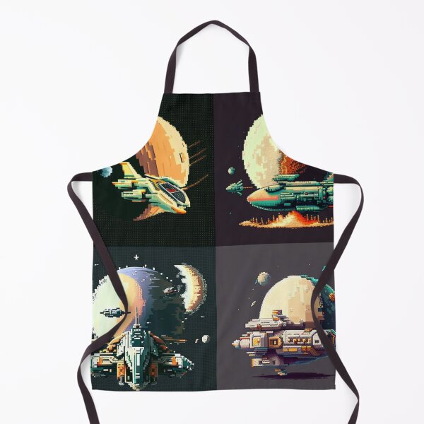 Item preview, Spaceship, pixel art designed and sold by jsebouvi.
