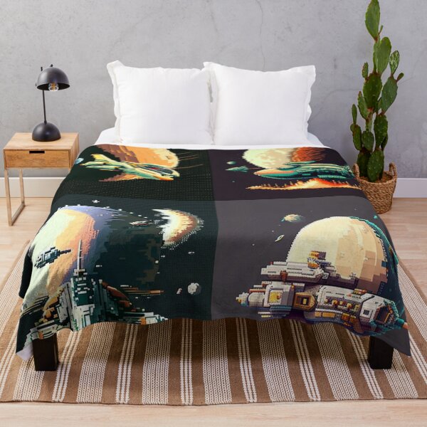 Item preview, Spaceship, pixel art designed and sold by jsebouvi.