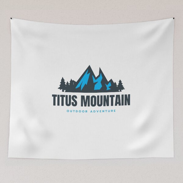 Item preview, Titus Mountain in Malone, Adirondack Mountains, New York State, USA, North America - Mountain Outdoor Adventure Snowboard Ski Hiking Vintage Logo designed and sold by Vintage-TM.