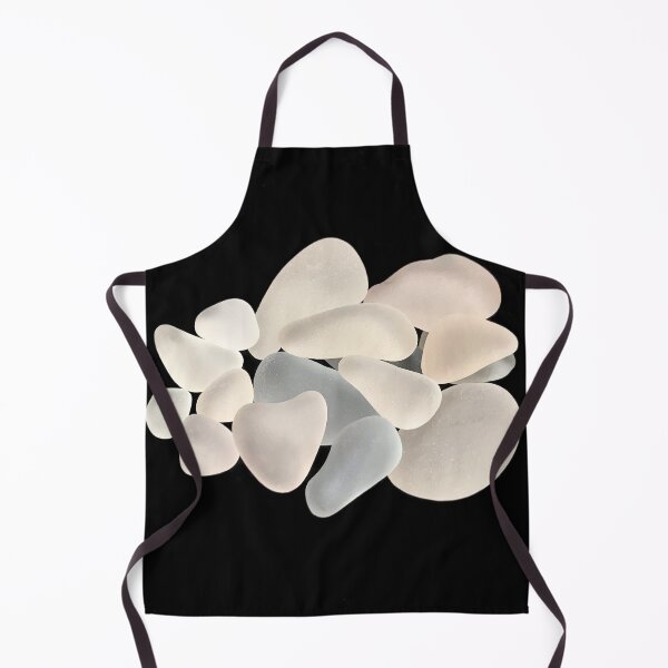 Item preview, Glowing White Seaglass on Velvet Black designed and sold by LeslieMac713.