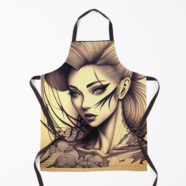 Item preview, Ink Irezumi Woman ( Anime / Ukiyo-e / Traditional Japanese Art Influence ) designed and sold by Ellen Davis.