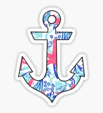 Anchor Sticker Lilly Pulitzer Inspired Print Sticker