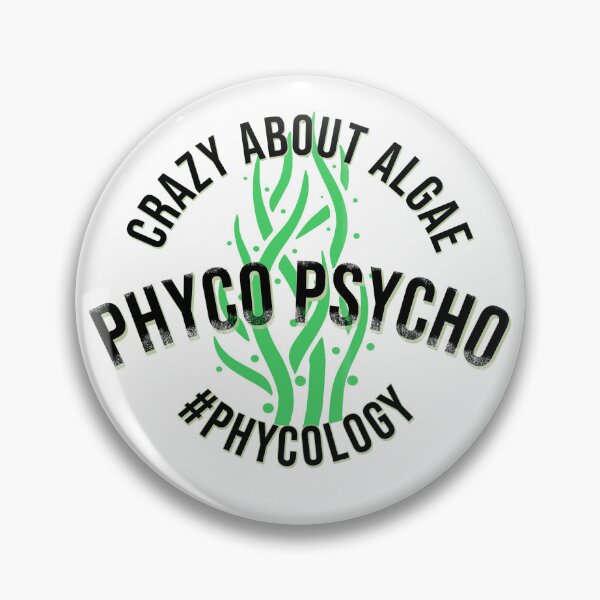 Item preview, Phyco Psycho Phycology Algology Seaweed Algae Kelp Lover Pun Grunge designed and sold by FlorenciaBliss.