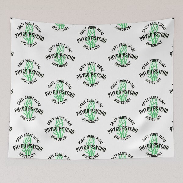 Item preview, Phyco Psycho Phycology Algology Seaweed Algae Kelp Lover Pun Grunge designed and sold by FlorenciaBliss.
