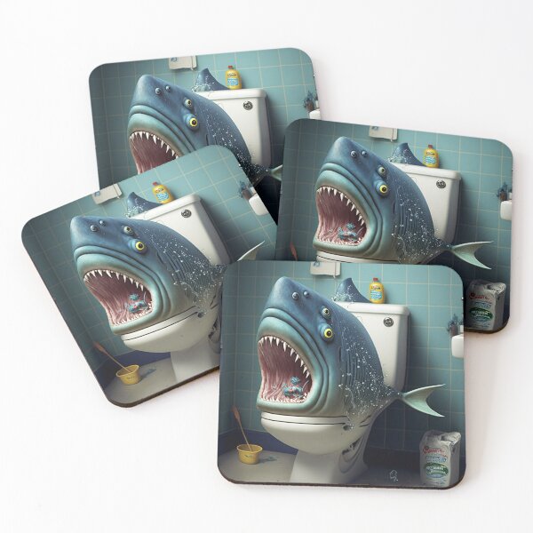 Item preview, never feel safe on the toilet! designed and sold by EnjoyDigitalArt.