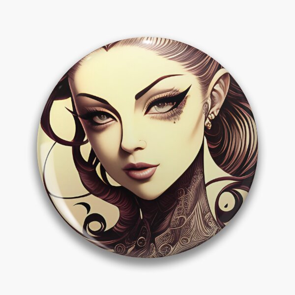Item preview, Ink Irezumi Woman ( Anime / Ukiyo-e / Traditional Japanese Art Influence ) designed and sold by Ellen Davis.