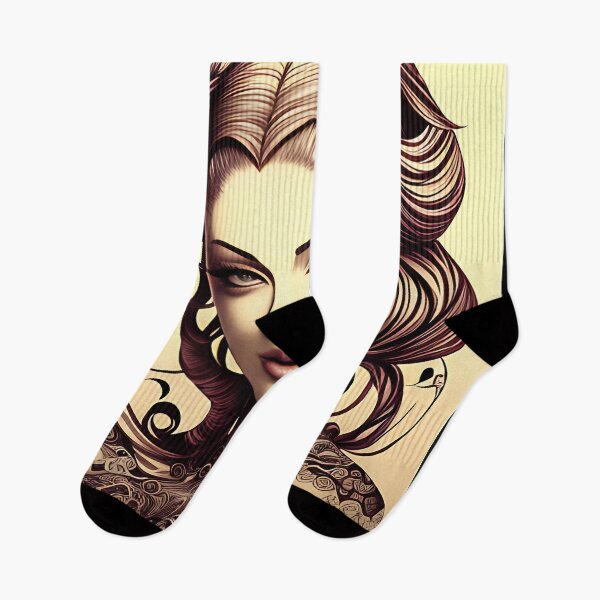 Item preview, Ink Irezumi Woman ( Anime / Ukiyo-e / Traditional Japanese Art Influence ) designed and sold by Ellen Davis.