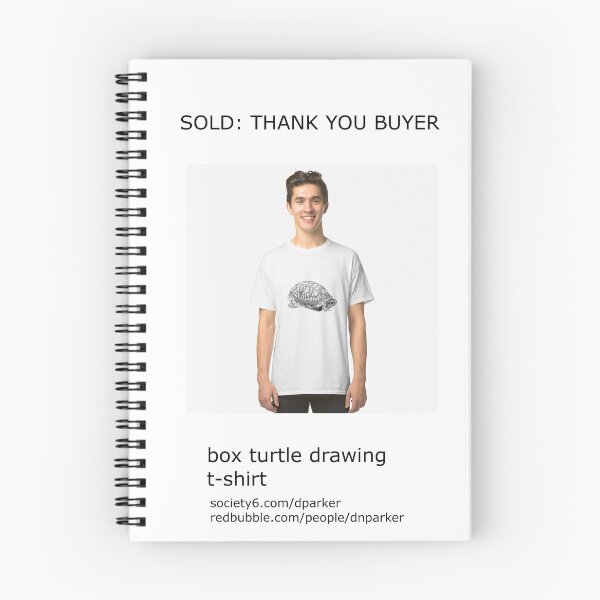 Item preview, camiseta de tortuga de caja vendida designed and sold by dnparker.