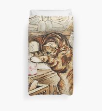 Simpkin the cat Housekeeping by Beatrix Potter Duvet Cover