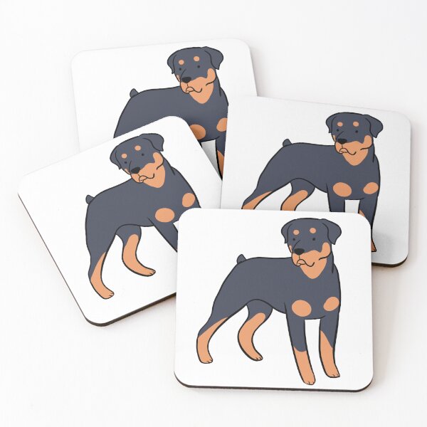 Item preview, Cute rottweiler illustration  designed and sold by Yarafantasyart.