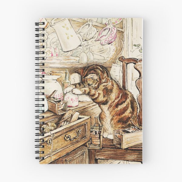Item preview, Simpkin the cat Housekeeping by Beatrix Potter designed and sold by Vintage Designs +.