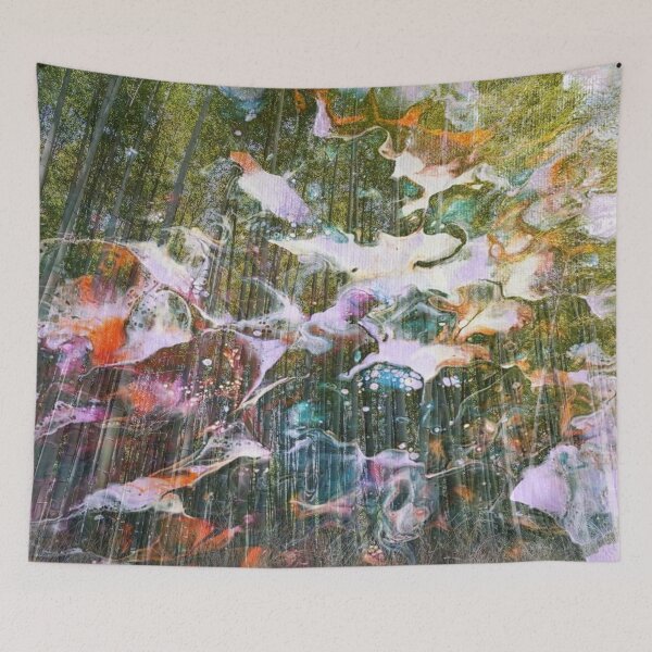 Item preview, GW-2 Bamboo Abstract Painting designed and sold by FunBoutique34.