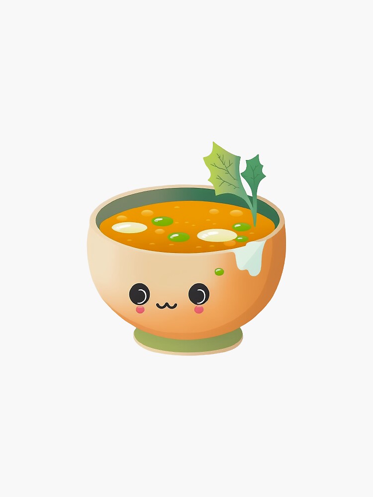 "Cute Soup Clipart" Sticker for Sale by Egoism Redbubble
