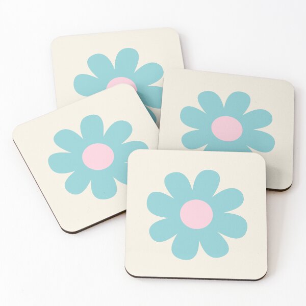 Item preview, Pastel Flower Blossom in Bohemian Blue designed and sold by GemsAnatomy.