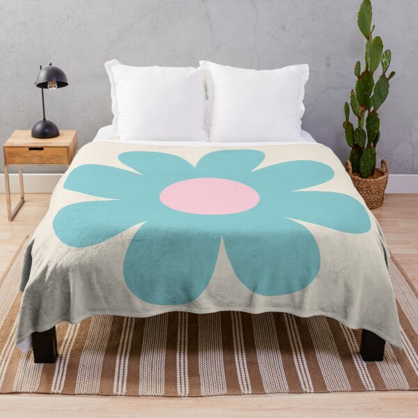 Item preview, Pastel Flower Blossom in Bohemian Blue designed and sold by GemsAnatomy.