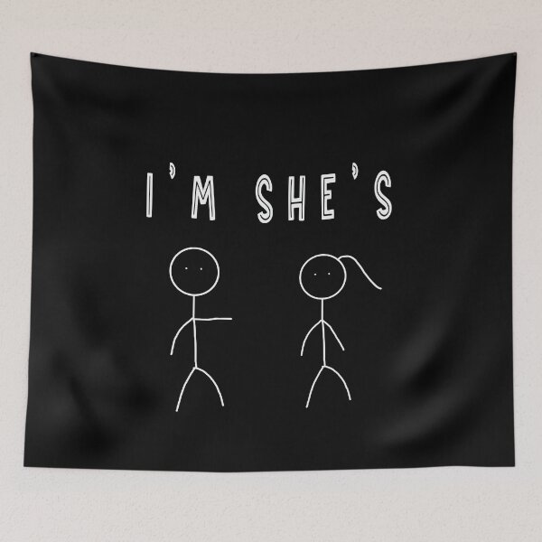 Item preview,  I'm He's them/they Funny Parody couple, designed and sold by sami david ⭐⭐⭐⭐⭐.