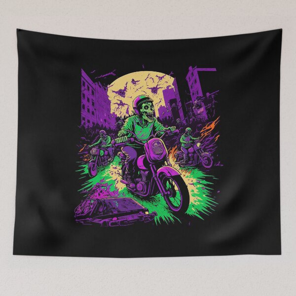 Item preview, Biking Zombie Apocalypse  designed and sold by The-Fox-Hole.