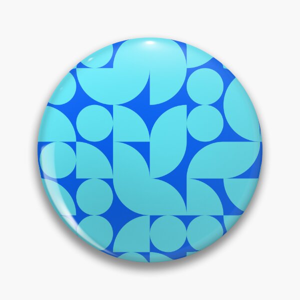 Item preview, Kids Bluish Geometric Pattern - Shapes #10 designed and sold by Trendy-Now.