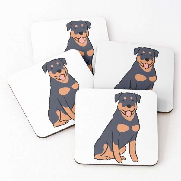 Item preview,  Cute rottweiler illustration  designed and sold by Yarafantasyart.