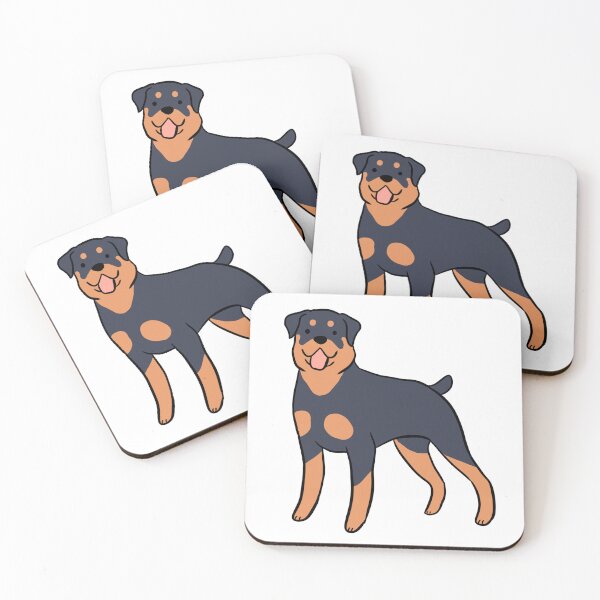 Item preview, Cute rottweiler illustration  designed and sold by Yarafantasyart.