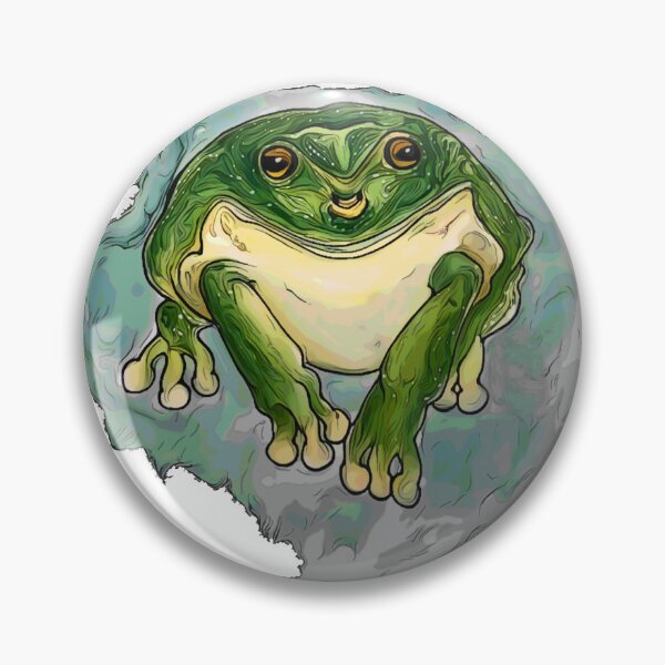 Item preview, Round Frog  designed and sold by morrowmythos.