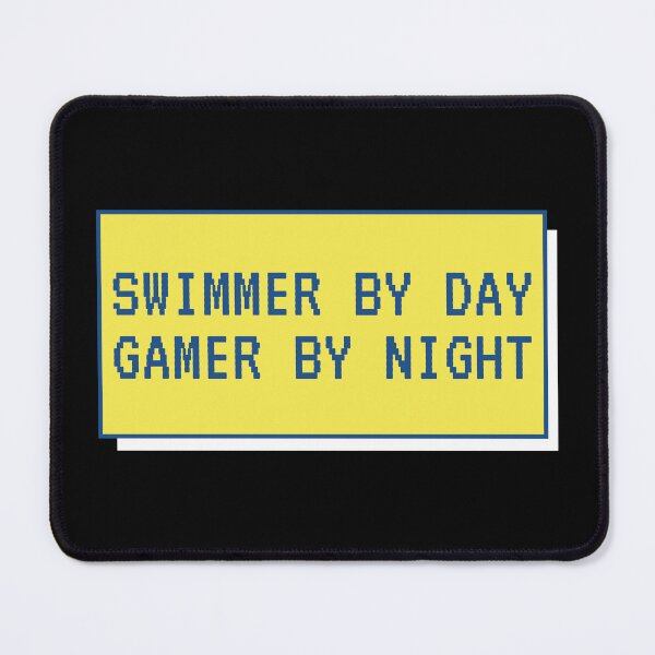 Item preview, Swimmer By Day Gamer By Night designed and sold by millycute.