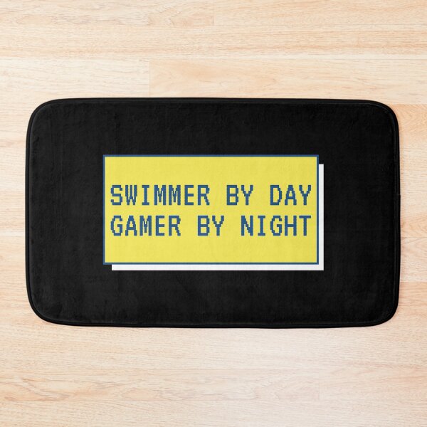 Item preview, Swimmer By Day Gamer By Night designed and sold by millycute.