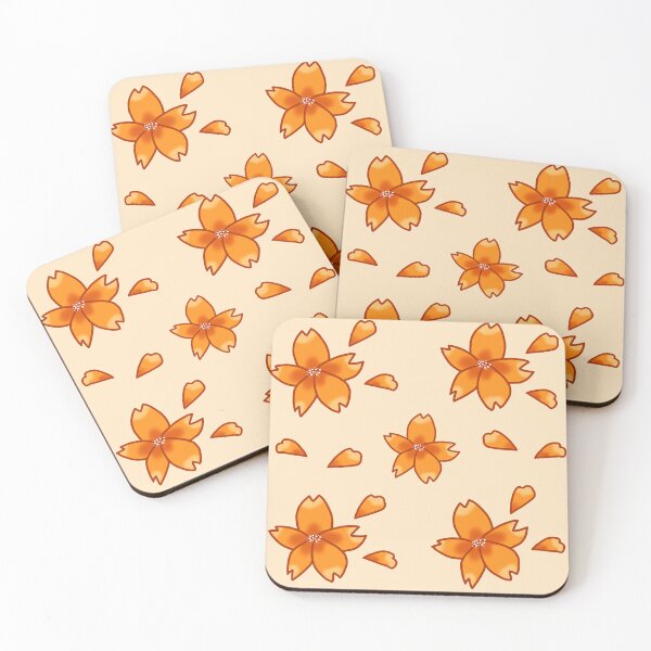 Item preview, Sakura Cherry Blossom Flower - Orange designed and sold by Photoshop Is My Passion.