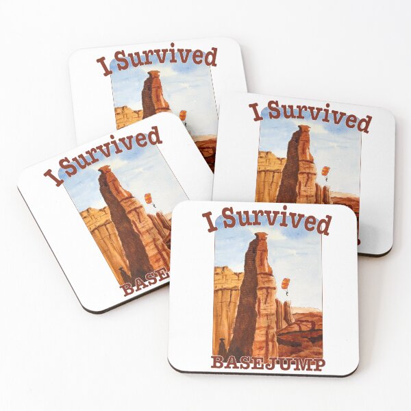 Item preview, I Survived Basejumping designed and sold by MMc Buck.