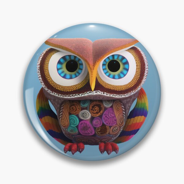 Item preview, Owl alebrije, AI art designed and sold by Dendros-Studio.
