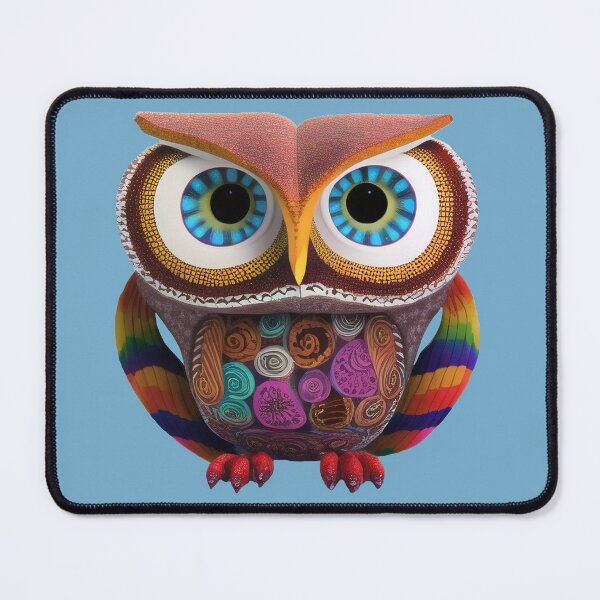 Item preview, Owl alebrije, AI art designed and sold by Dendros-Studio.