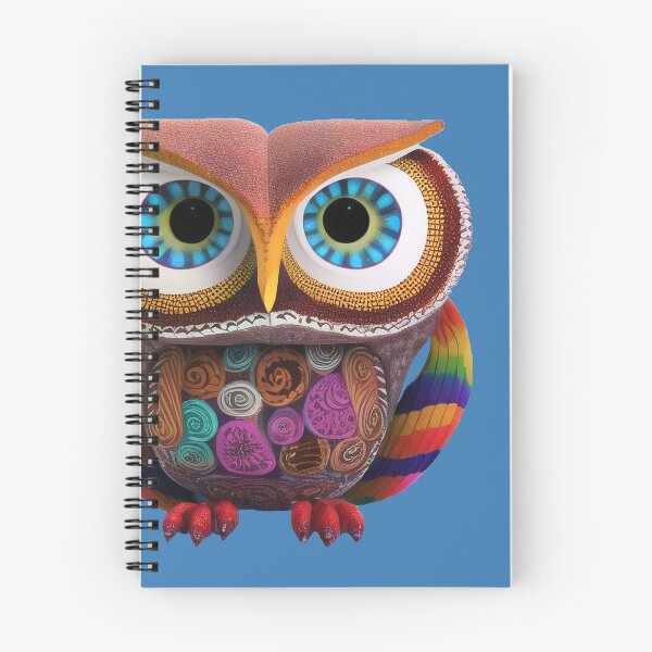 Item preview, Owl alebrije, AI art designed and sold by Dendros-Studio.