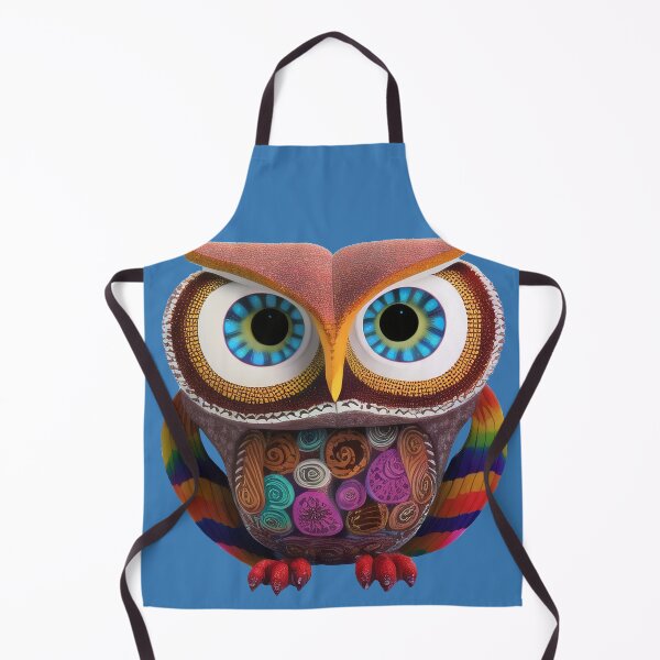 Item preview, Owl alebrije, AI art designed and sold by Dendros-Studio.