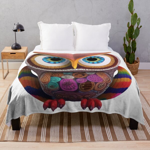 Item preview, Owl alebrije, AI art designed and sold by Dendros-Studio.