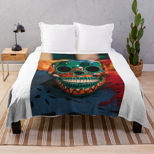 Item preview, ' Scary Colourful Skull ' Design Is Designed By Harshly For Redbubble Users designed and sold by Harshly.