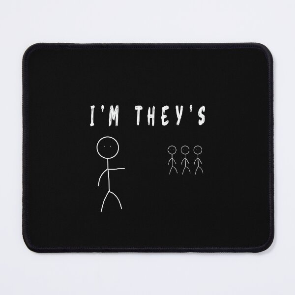 Item preview, I'm He's them/they Funny Parody couple, designed and sold by sami david ⭐⭐⭐⭐⭐.